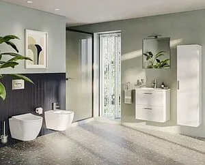 Комплект 5 в 1 VitrA Mia Rоund SmoothFlush 9856B003-7200 с кнопкой хром матовый Комплект 5 в 1 VitrA Mia Rоund SmoothFlush 9856B003-7200 с кнопкой хром матовый, 5