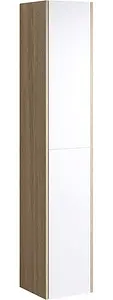 Шкаф-пенал подвесной Aqwella Miami 30 белый/дуб сонома Mai.05.03 Шкаф-пенал подвесной Aqwella Miami 30 белый/дуб сонома Mai.05.03, 1