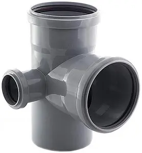 Крестовина двухплоскостная левая внутренняя D=110x110x50мм Угол 87° Политэк 1201103 Крестовина двухплоскостная левая внутренняя D=110x110x50мм Угол 87° Политэк 1201103, 1