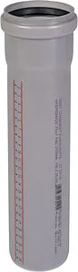 Труба канализационная внутренняя D=75мм L=2000мм Ostendorf HTEM 113060 Труба канализационная внутренняя D=75мм L=2000мм Ostendorf HTEM 113060, 1
