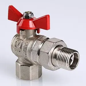 Кран шаровый с американкой угловой ½"в x ½"н Valtec Base VT.228.N.04 Кран шаровый с американкой угловой ½"в x ½"н Valtec Base VT.228.N.04, 4