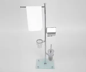 Стойка для аксессуаров Wasserkraft хром K-1248 Стойка для аксессуаров Wasserkraft хром K-1248, 2