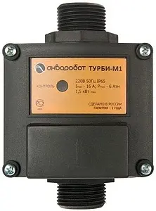 Блок управления насосом UniPump АКВАРОБОТ ТУРБИ М1 однопороговый 1,5бар 77004 Блок управления насосом UniPump АКВАРОБОТ ТУРБИ М1 однопороговый 1,5бар 77004, 3