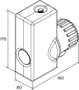 Группа безопасности котла до 50 кВт 1" 3 бар Elsen ESG03.10 Группа безопасности котла до 50 кВт 1" 3 бар Elsen ESG03.10, 2