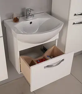 Тумба-умывальник подвесная Aquaton Ария 65 белый 1A1340K0AA010 Тумба-умывальник подвесная Aquaton Ария 65 белый 1A1340K0AA010, 5