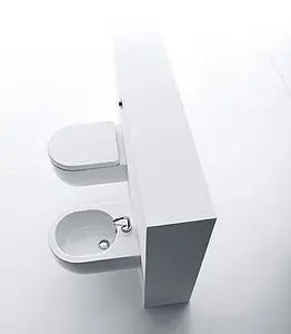 Биде подвесное Kerasan Flo белый 312501 Биде подвесное Kerasan Flo белый 312501, 4