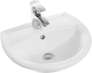 Раковина Sanita Аттика 55 белый WB.PD/Attica/55-C/WHT.G/S1 Раковина Sanita Аттика 55 белый WB.PD/Attica/55-C/WHT.G/S1, 1