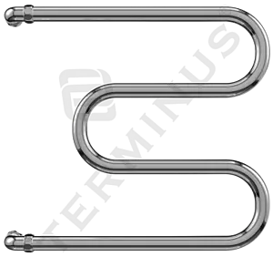 Полотенцесушитель водяной Terminus М-образный AISI 25 600х500 полированная сталь 4620768880537 Полотенцесушитель водяной Terminus М-образный AISI 25 600х500 полированная сталь 4620768880537, 1