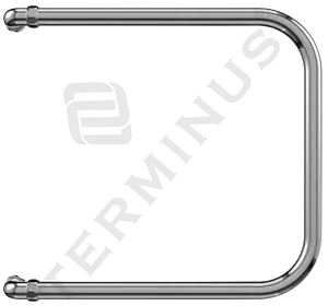 Полотенцесушитель водяной Terminus П-образный AISI 32х2 500х400 полированная сталь 4620768881459 Полотенцесушитель водяной Terminus П-образный AISI 32х2 500х400 полированная сталь 4620768881459, 1