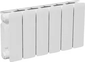 Радиатор биметаллический 6 секций Rifar Base 200 RB20006 Радиатор биметаллический 6 секций Rifar Base 200 RB20006, 3