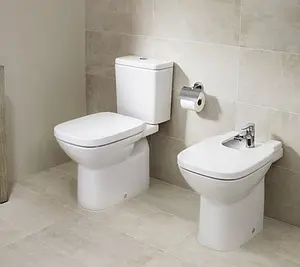 Унитаз-компакт Roca Debba белый 34299700Y+34199100Y Унитаз-компакт Roca Debba белый 34299700Y+34199100Y, 3