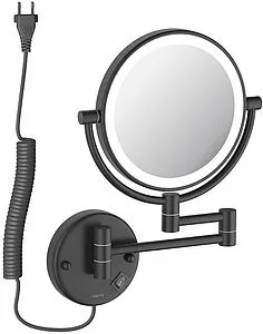 Косметическое зеркало Aquatek чёрный матовый AQ4915MB Косметическое зеркало Aquatek чёрный матовый AQ4915MB, 1