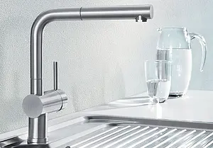 Смеситель для кухни с выдвижным изливом Blanco Linus-S нержавеющая сталь 517184 Смеситель для кухни с выдвижным изливом Blanco Linus-S нержавеющая сталь 517184, 4