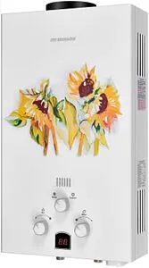 Водонагреватель проточный газовый Edisson Eco E 20 GD (Подсолнухи) 361505 Водонагреватель проточный газовый Edisson Eco E 20 GD (Подсолнухи) 361505, 1