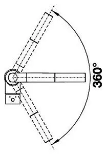 Смеситель для кухни с выдвижным изливом Blanco Mila-S хром 524214 Смеситель для кухни с выдвижным изливом Blanco Mila-S хром 524214, 3