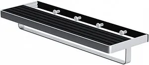 Полка для полотенец Damixa Jupiter чёрный матовый/алюминий DA7737700 Полка для полотенец Damixa Jupiter чёрный матовый/алюминий DA7737700, 3