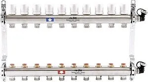 Группа коллекторная распределительная 10 отводов 1"в/в x ¾"ек Uni-fitt 451I4310 Группа коллекторная распределительная 10 отводов 1"в/в x ¾"ек Uni-fitt 451I4310, 1
