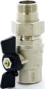 Кран шаровый с американкой ¾"в x ¾"н Bugatti Oregon 03220032 Кран шаровый с американкой ¾"в x ¾"н Bugatti Oregon 03220032, 4