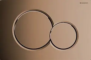 Клавиша смыва для унитаза Geberit Sigma 01 115.770.DT.5 гальванизированная латунь Клавиша смыва для унитаза Geberit Sigma 01 115.770.DT.5 гальванизированная латунь, 1