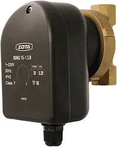 Насос циркуляционный для ГВС Zota RING 15-1.5B ZR3631011000 Насос циркуляционный для ГВС Zota RING 15-1.5B ZR3631011000, 3