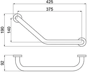 Поручень Aquatek хром AQ4997CR Поручень Aquatek хром AQ4997CR, 2
