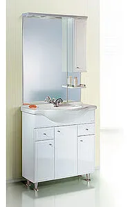 Шкаф-зеркало Aqwella Barcelona 70 белый Ba.02.07 Шкаф-зеркало Aqwella Barcelona 70 белый Ba.02.07, 4