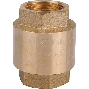 Клапан обратный пружинный ¾"в x ¾"в Stout York SVC-0012-000020 Клапан обратный пружинный ¾"в x ¾"в Stout York SVC-0012-000020, 1