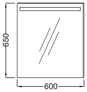 Зеркало с подсветкой Jacob Delafon 60 с подогревом EB1411-NF Зеркало с подсветкой Jacob Delafon 60 с подогревом EB1411-NF, 4