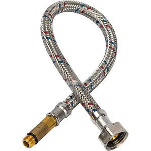 Гибкая подводка для смесителя Stout 0.4м x ½"в x М10x1 L35мм SHF-0045-351015 Гибкая подводка для смесителя Stout 0.4м x ½"в x М10x1 L35мм SHF-0045-351015, 1