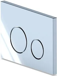 Клавиша смыва для унитаза Bas ИУ00003 хром глянцевый Клавиша смыва для унитаза Bas ИУ00003 хром глянцевый, 1