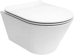 Унитаз подвесной безободковый Kerama Marazzi Plaza Modern белый PLMR.wc.02 Унитаз подвесной безободковый Kerama Marazzi Plaza Modern белый PLMR.wc.02, 1