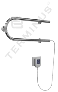 Полотенцесушитель электрический П-образный Terminus Электро 25 ПСЭ П 200x600 полированная сталь 4620768883941 Полотенцесушитель электрический П-образный Terminus Электро 25 ПСЭ П 200x600 полированная сталь 4620768883941, 2