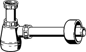 Сифон для биде Viega 5555K белый 120337 Сифон для биде Viega 5555K белый 120337, 3