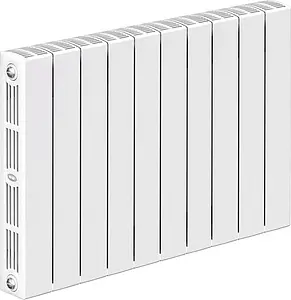 Радиатор биметаллический 10 секций Rifar SUPReMO 500 RS50010 Радиатор биметаллический 10 секций Rifar SUPReMO 500 RS50010, 1