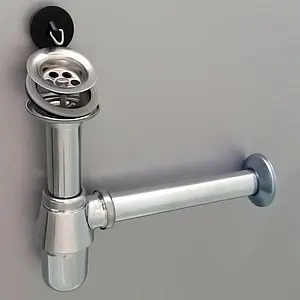 Сифон бутылочный для раковины Viega 5754 хром 102845 Сифон бутылочный для раковины Viega 5754 хром 102845, 3