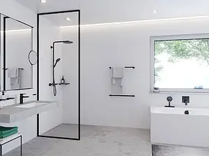 Подключение лейки на борт ванны Hansgrohe sBox Square чёрный матовый 28010670 Подключение лейки на борт ванны Hansgrohe sBox Square чёрный матовый 28010670, 3