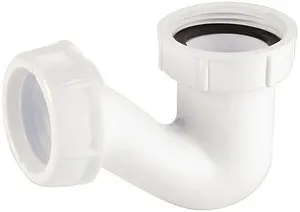 Сифон для биде Nicoll белый 0201015 Сифон для биде Nicoll белый 0201015, 1