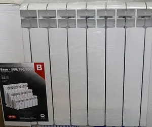Радиатор биметаллический 10 секций Rifar Base 500 RB50010 Радиатор биметаллический 10 секций Rifar Base 500 RB50010, 3