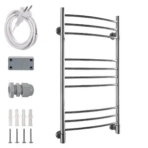 Полотенцесушитель электрический лесенка Energy Ergo 1000х500 полированная сталь Полотенцесушитель электрический лесенка Energy Ergo 1000х500 полированная сталь, 2