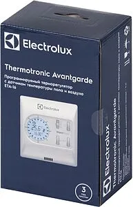 Терморегулятор Electrolux Thermotronic Avantgarde слоновая кость ETA-16 EEC Терморегулятор Electrolux Thermotronic Avantgarde слоновая кость ETA-16 EEC, 4