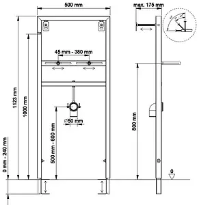 Инсталляция для раковины BERGES Novum 049214 Инсталляция для раковины BERGES Novum 049214, 2