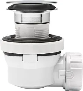 Сифон бутылочный компактный с выпуском Wirquin NANO 6.7 белый/хром 30724230 Сифон бутылочный компактный с выпуском Wirquin NANO 6.7 белый/хром 30724230, 4