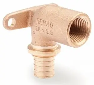 Водорозетка аксиальная удлиненная 16мм x ½"в Rehau Rautitan RX+ 14563621001 Водорозетка аксиальная удлиненная 16мм x ½"в Rehau Rautitan RX+ 14563621001, 1