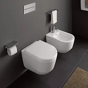 Биде подвесное Laufen Pro белый 8.3095.2.000.302.1 Биде подвесное Laufen Pro белый 8.3095.2.000.302.1, 3