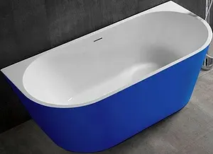 Ванна акриловая Abber 170x80 белый/панель Blue AB9216-1.7DB Ванна акриловая Abber 170x80 белый/панель Blue AB9216-1.7DB, 1