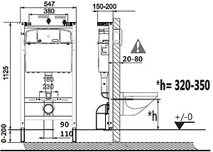 Комплект 4 в 1 Roca Dama Senso 893104680 Комплект 4 в 1 Roca Dama Senso 893104680, 2