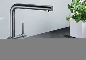 Смеситель для кухни с выдвижным изливом Blanco Linus-S антрацит 516688 Смеситель для кухни с выдвижным изливом Blanco Linus-S антрацит 516688, 3