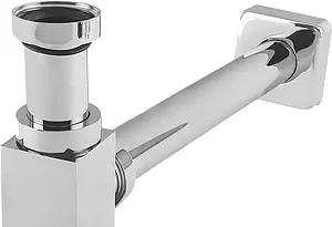 Сифон бутылочный для раковины AlcaPlast хром A401 Сифон бутылочный для раковины AlcaPlast хром A401, 3