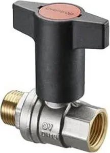 Кран шаровый с удлиненной ручкой ½"в x ½"н Oventrop Optibal 1077304 Кран шаровый с удлиненной ручкой ½"в x ½"н Oventrop Optibal 1077304, 1