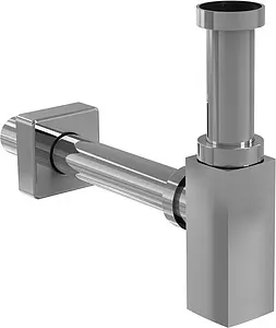 Сифон бутылочный для раковины AlcaPlast хром A401 Сифон бутылочный для раковины AlcaPlast хром A401, 1